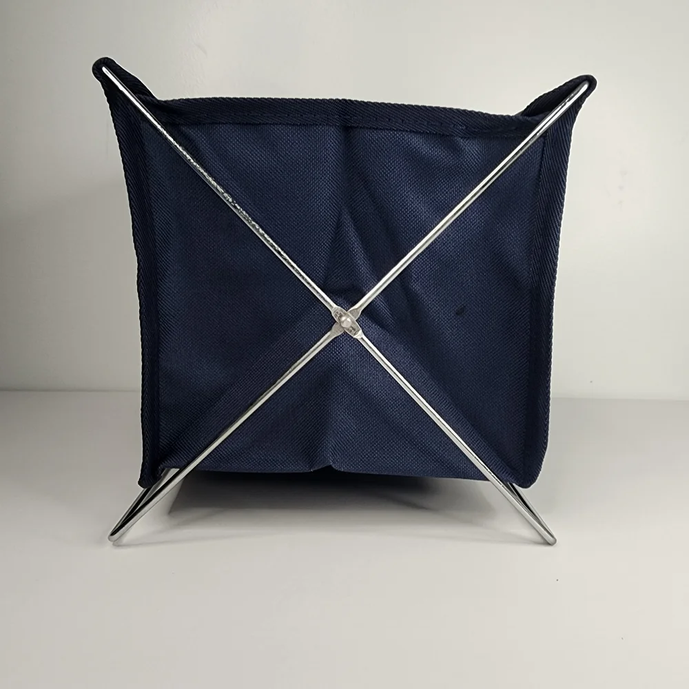 Foldable Fabric Storage Box for Disposable Shoe Covers or Booties.